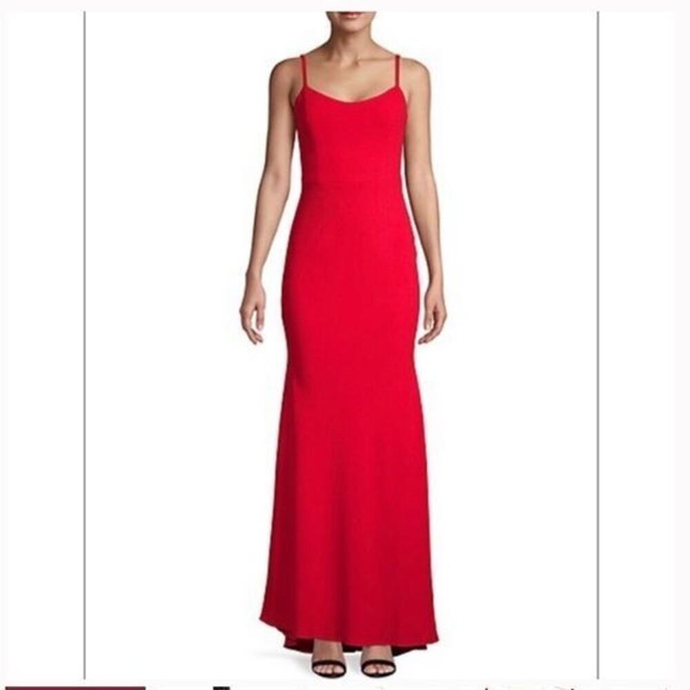 Dress The Population Jodi Mermaid Red Dress